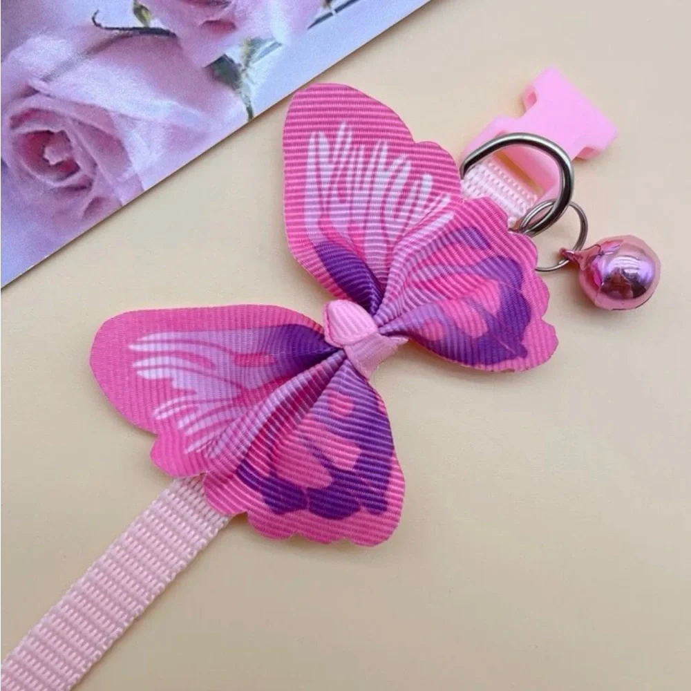 Cat leash, flower cat leash collar, pet supplies